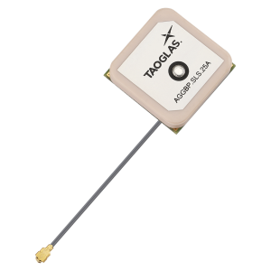 AGGBP.SLS.25A – GPS/GLONASS/Galileo/BeiDou 25mm Active Patch with SAW/LNA/SAW, I-PEX MHF® I (U.FL)
