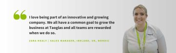 Picture of Zara Healy, EMEA Sales Manager.