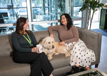 Taoglas Employees sitting on a couch
