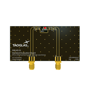 Evaluation Board for GWLA.01 2in1 GPS L1/GALILEO & Bluetooth®/Wi-Fi® 2.4GHz 3.2*1.6*0.5mm Embedded Ceramic Loop Antenna