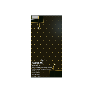 Evaluation Board for SDWA.01 2.4/5-7.125 GHz SMD Mount 10*4*1.5mm Antenna