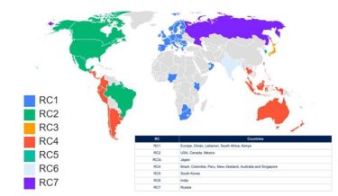 Regional Network Classification