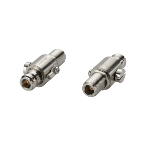 SURG.NFST.NFBKST.CO Surge Protector DC to 6 GHz N-Type(F) Jack Straight to N-Type(F) Jack Bulkhead Straight